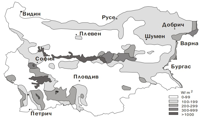 photo of areas with high wind energy density